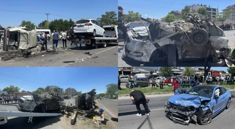 Bolu'da zincirleme trafik kazası: 2 ölü, 3 yaralı