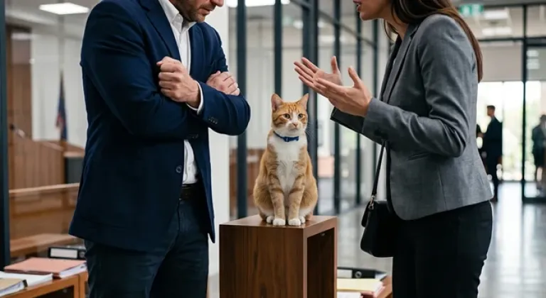 Boşanan çiftin 'kedi velayeti' krizi: Mama parası ortak, ziyareti yasak