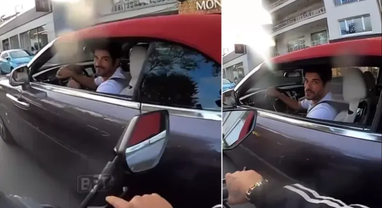 Burak Özçivit trafikte hayranının sorusu karşısında ne diyeceğini bilemedi