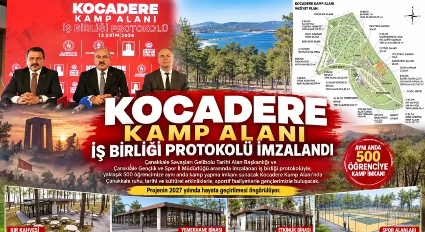 Çanakkale’de gençler için 500 kişilik kalıcı kamp merkezi kuruluyor