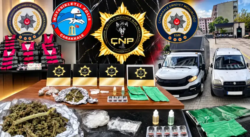 Çanakkale'de huzur operasyonu: 26 aranan şahıs yakalandı, 10 tutuklama