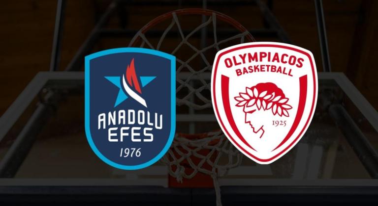 CANLI| Anadolu Efes - Olympiakos maçını canlı izle (Maç linki)