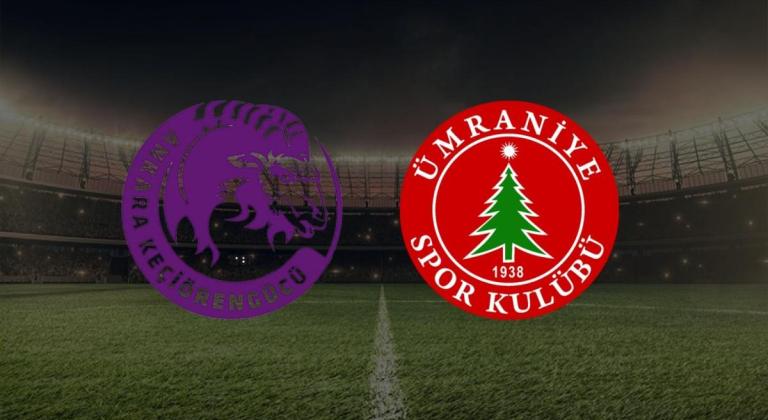 CANLI| Ankara Keçiörengücü- Ümraniyespor maçını canlı izle (Maç linki)