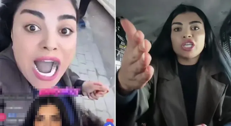 Canlı yayın açıp kadını bıçakladı, polis aracında yayına devam etti