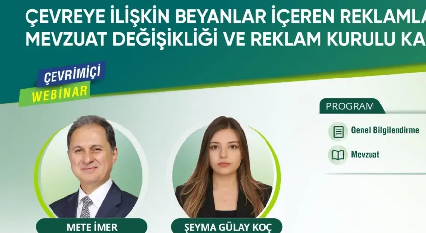 Çevresel Beyanların Doğru Kullanımı Tüketicilerin Korunması Açısından Önemli