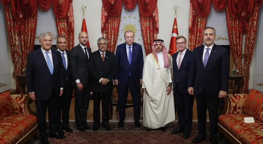 Cumhurbaşkanı Erdoğan, 6 ülkenin dışişleri bakanlarını kabul etti