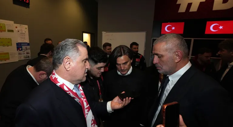 Cumhurbaşkanı Erdoğan, A Milli Takım’ı tebrik etti