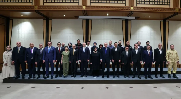 Cumhurbaşkanı Erdoğan, işçi ve işveren temsilcilerini kabul etti
