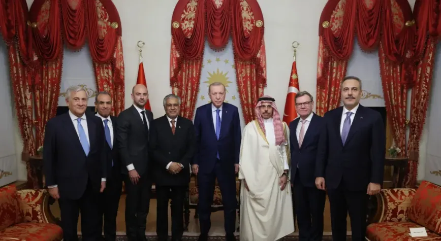 Cumhurbaşkanı Erdoğan, İstanbul'da dışişleri bakanlarını kabul etti