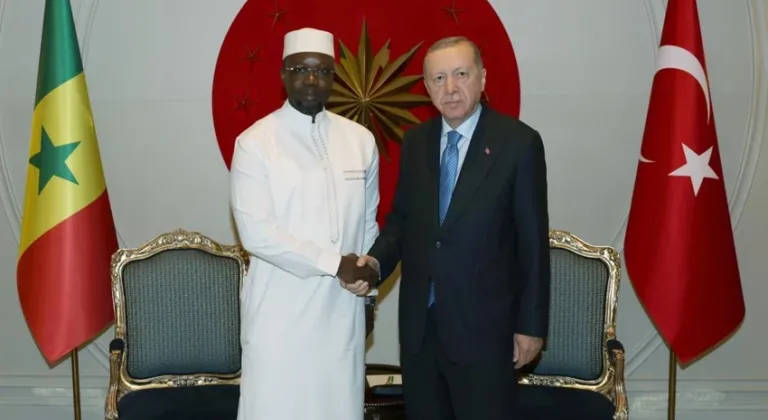 Cumhurbaşkanı Erdoğan, Senegal Başbakanı Sonko'yu kabul etti