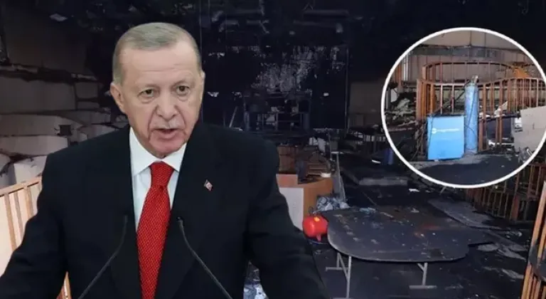 Cumhurbaşkanı Erdoğan'dan yangın faciasıyla ilgili sert açıklama