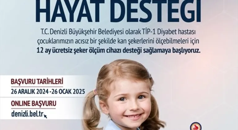 Denizli Büyükşehir'den Diyabetli Çocuklara Cihaz Desteği