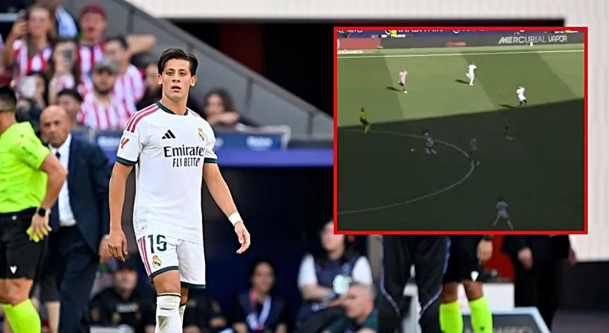 Derbide Arda Güler'i çıldırtan an! Vinicius Junior resmen düşman gibi davranıyor