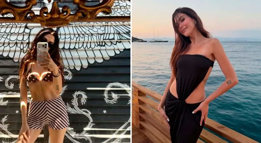 Dilara Aksüyek bikinili pozları ile hayranlarını büyüledi!