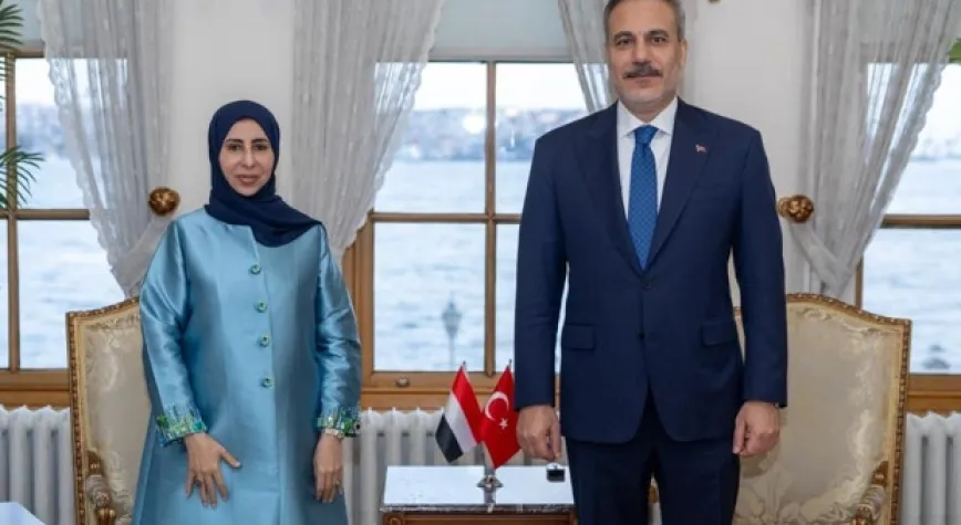 Dışişleri Bakanı Fidan, Yemen Dışişleri Bakanı Al-Zuba ile bir araya geldi