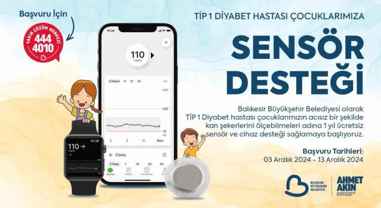 Diyabetli Çocuklara Ücretsiz Cihaz Desteği Sağlanacak