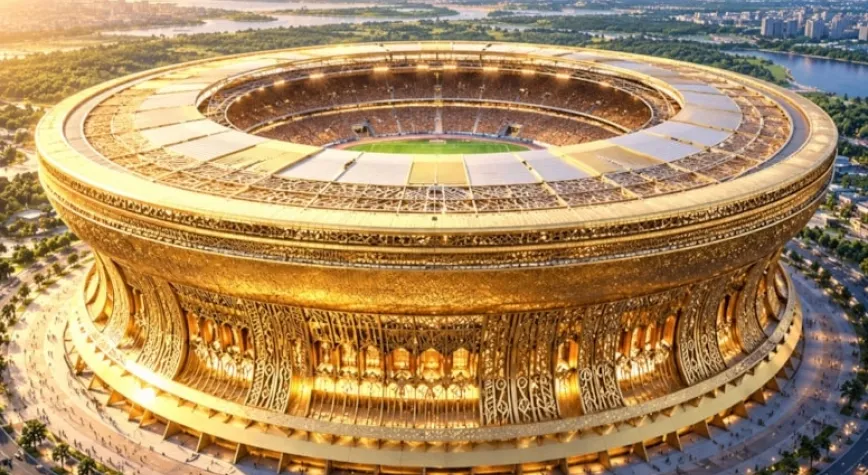 Dünyada bir ilk! 135 bin kişilik dev stadyum