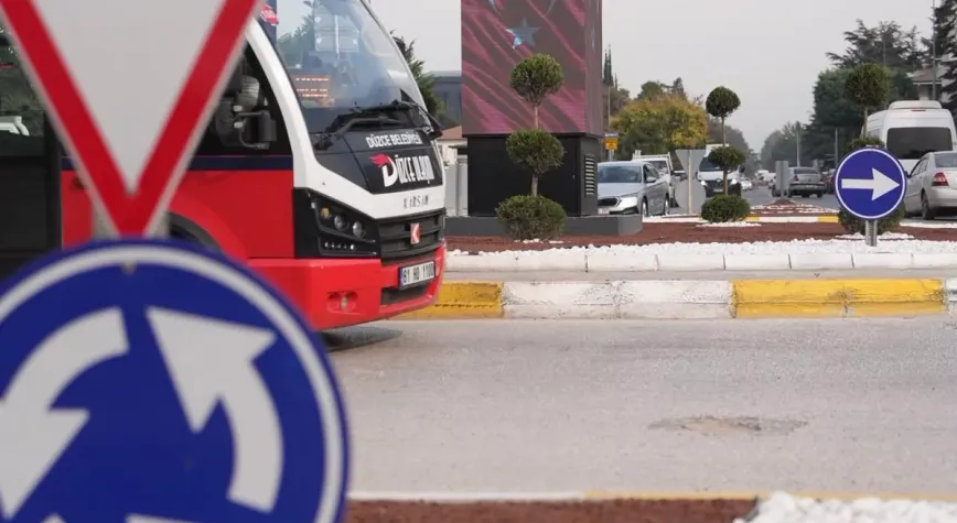 Düzce’de Emniyet ve Otogar Kavşakları tamamlandı