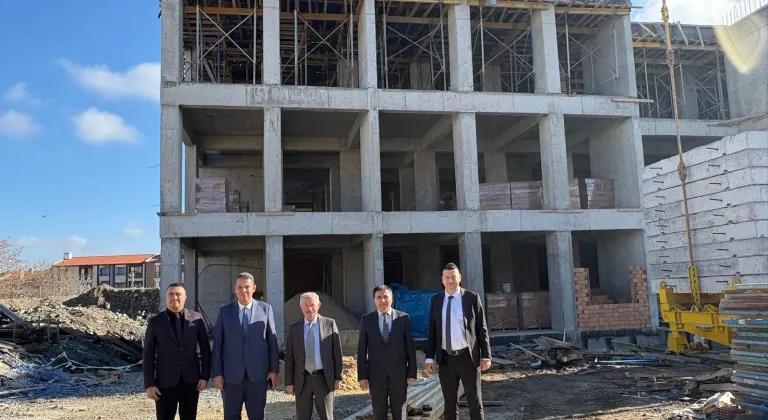 Edirne İl Sağlık'tan Keşan'daki yatırımlara yerinde inceleme