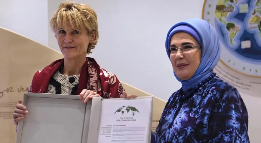 Emine Erdoğan, Kanada Başbakanı'nın eşi Carney ile Sıfır Atık Vakfını ziyaret etti