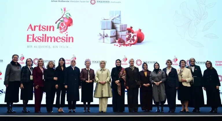 Emine Erdoğan’dan TOGEM-DER’in 20 yıllık iyilik yolculuğuna destek 