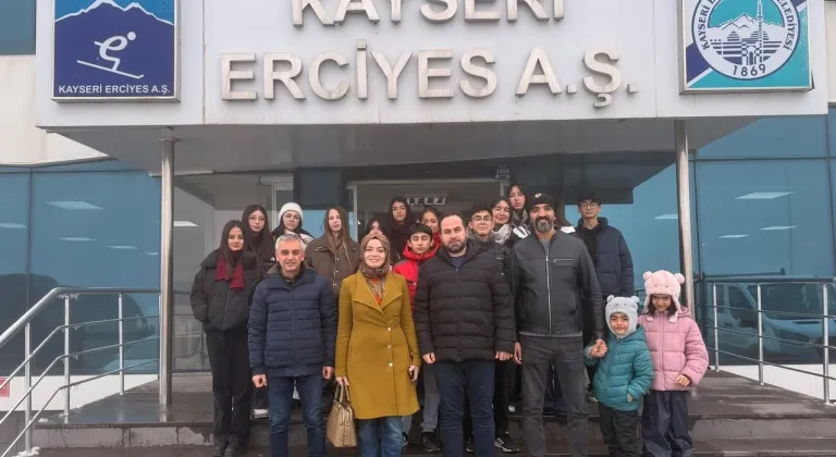 Erciyes'in zirvesinde öğrencilere uluslararası etkinlik