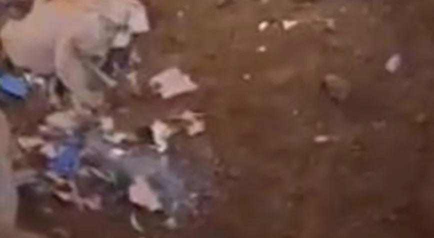 Erzurum’da  en az 5 metrelik kuyuya bakan vatandaşlar içindekileri görünce hayrete düştü