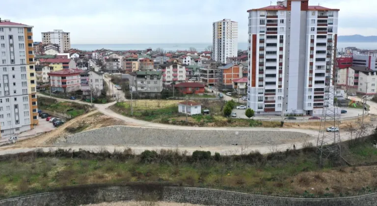 Fatsa Evkaf’ta taş duvar tamamlandı