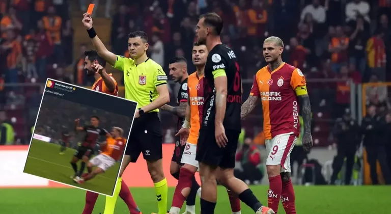 Galatasaray'dan maç sonu hakem tepkisi: Gören VAR mı?