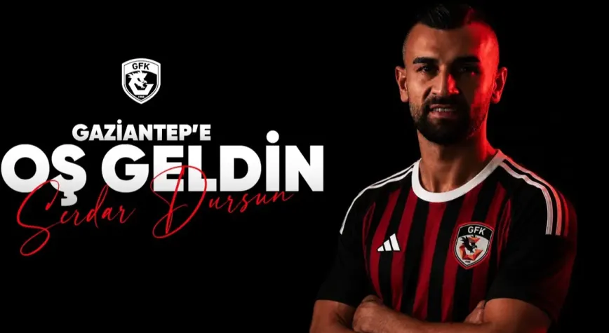 Gaziantep FK deneyimli golcü Serdar Dursun ile anlaştı