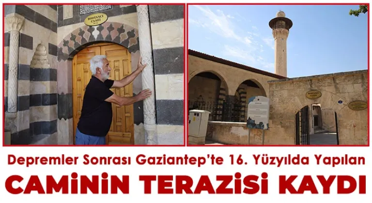 Gaziantep’te 16. yüzyılda yapılan caminin terazisi kaydı