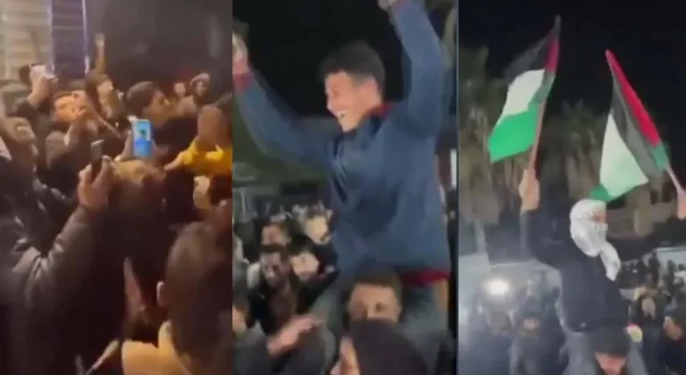 Gazze'de ateşkes sevinci! Binlerce kişi sokaklarda kutlama yaptı