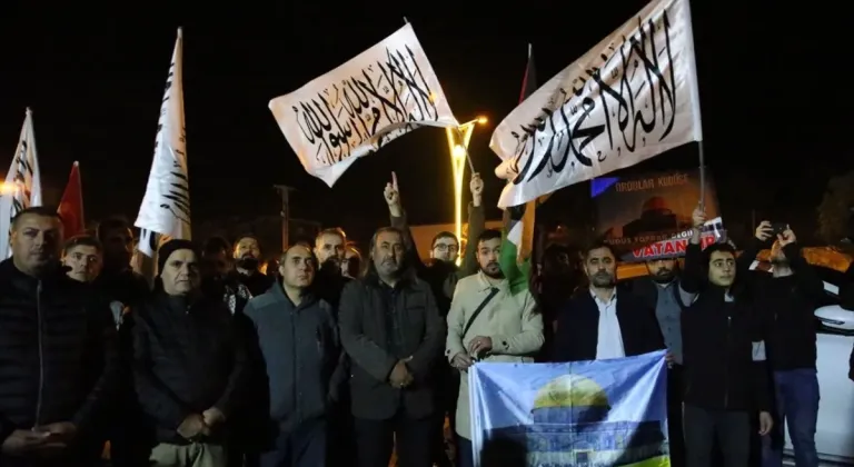 Gazze’de hastaneye yapılan saldırı tüm yurtta protesto edildi