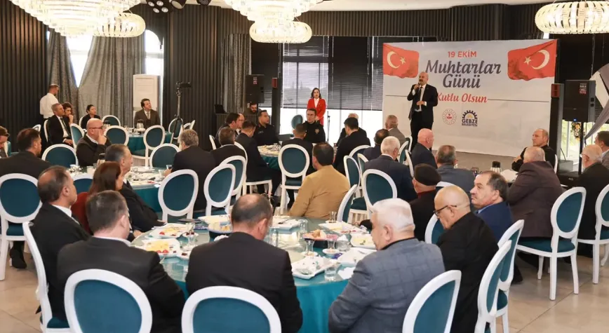 Gebze’de Muhtarlar Günü buluşması