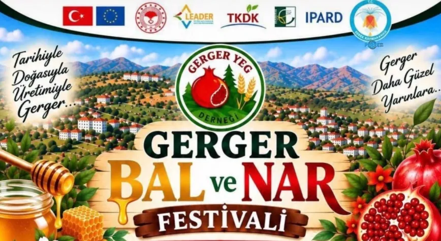Gerger Bal ve Nar Festivali bugün düzenlenecek