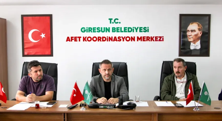 Giresun'da olası afetler için alınan tedbirler görüşüldü