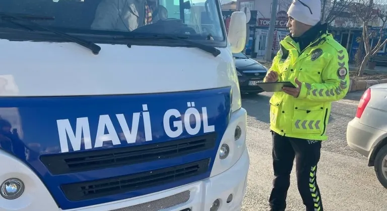 Gölbaşı’nda otobüs ve servis araçları denetlendi 