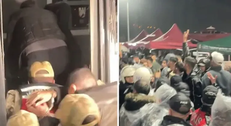 Gülistan Doku soruşturmasında adliye önü karıştı: Araca zor bindirildi!