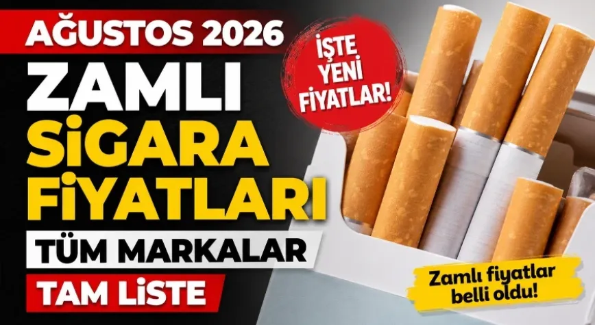 Güncel Zamlı Sigara Fiyatları (6 Ağustos 2026) Marlboro, Parliament, Winston, Camel Fiyatı 2026