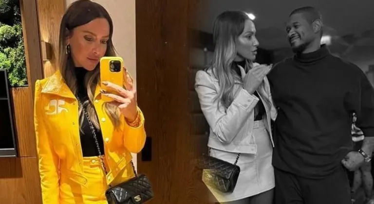 Hadise'den olay paylaşım! Dünyaca ünlü sanatçı Usher'ın kulisinde poz verdi
