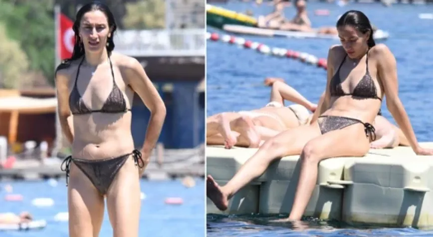 Hande Baladın yorgunluğunu attı