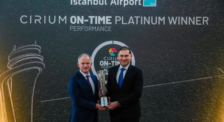 İstanbul Havalimanı Dünya Zirvesinde! Cirium'dan 'Platin Ödül'le Tarihi Başarı