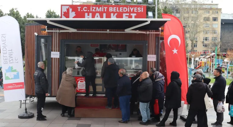 İzmit’te Halk Et yoğun ilgi gördü