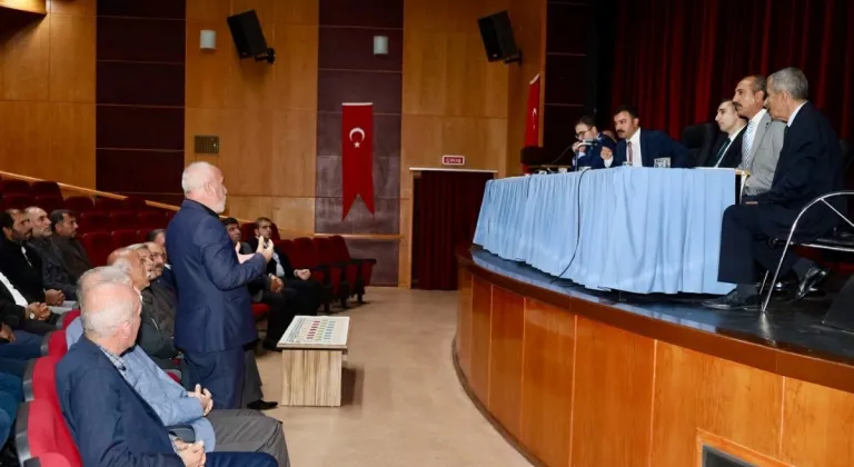 Kahta’da Recep İçme Suyu Grubu bilgilendirme toplantısı yapıldı 