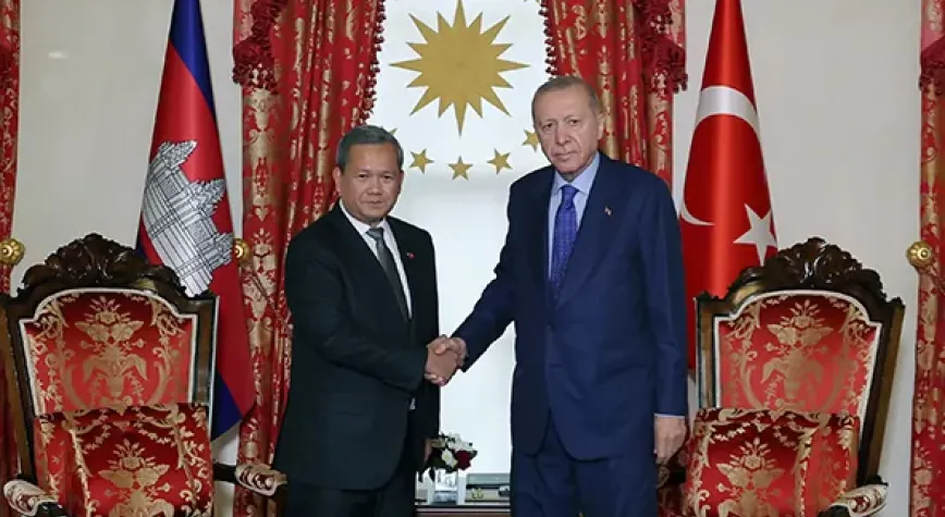 Kamboçya Başbakanı Dolmabahçe’de