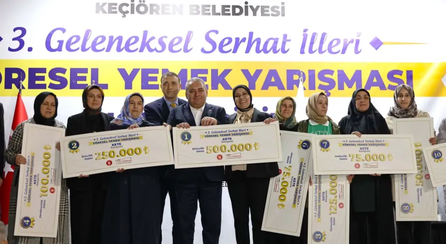 Keçiören’de Yöresel Lezzetler Yarışması Ödül Töreniyle Sona Erdi