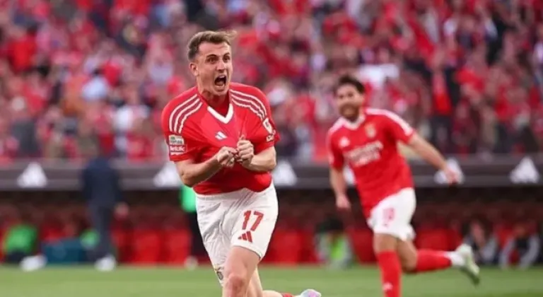 Kerem Aktürkoğlu attı, Benfica'nın şampiyonluk umutlarını son haftaya taşıdı