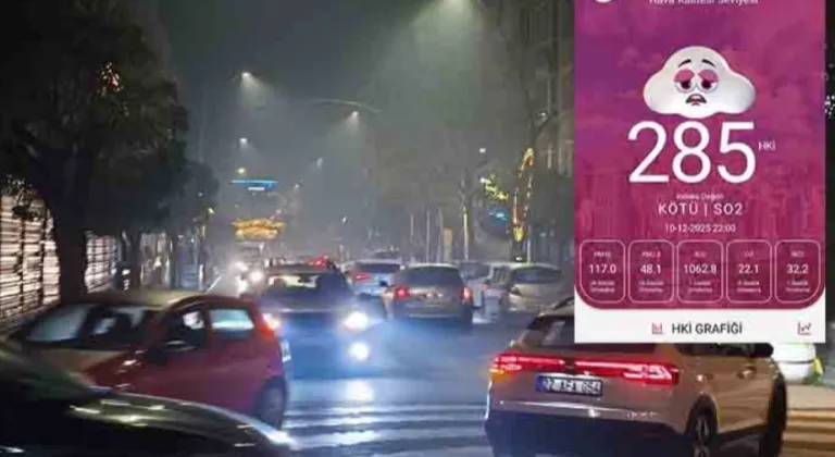 Keşan’da hava kirliliği alarm verdi! Partikül madde seviyesi 285'e ulaştı