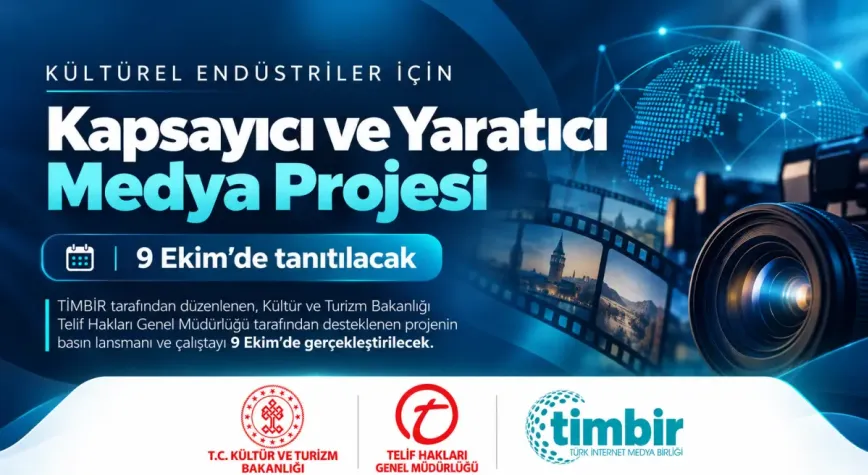 Kültürel Endüstriler İçin Kapsayıcı ve Yaratıcı Medya Projesi 9 Ekim’de tanıtılacak
