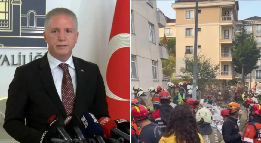Maltepe’de çöken binada 3 kişi için arama sürüyor